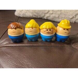 Vintage Little Tikes Toddle Tots Figures Lot of 4 1980s–90s Chunky Preschool Toy